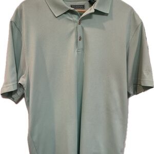 Cubavera Men's Mint Green Short-Sleeve Polo
